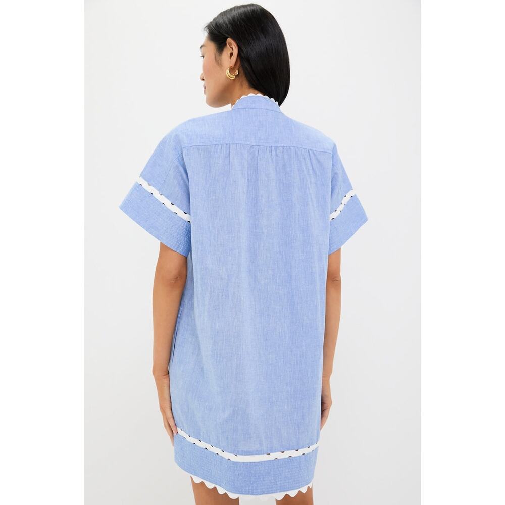 TUCKERNUCK Chambray Cornelia Dress Size XL NWT Retail $228 Tuckernuck - Picture 2 of 8